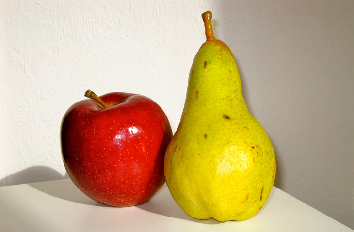 Десять продуктов, которые помогут похудеть яблоки и груши aplle pear