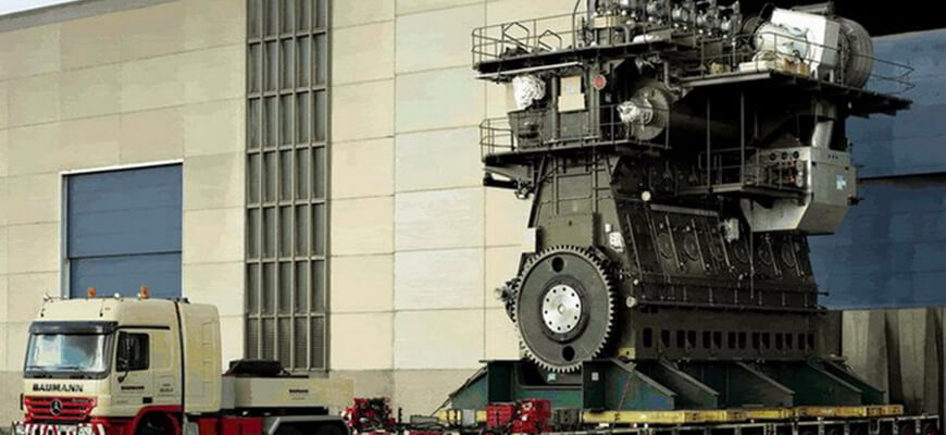 крупнейший в мире двигатель мощностью 109 000 л.с