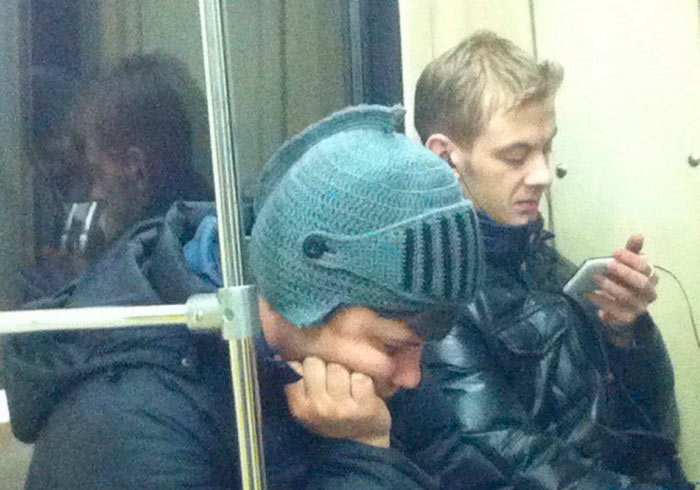Модные граждане из российского метро