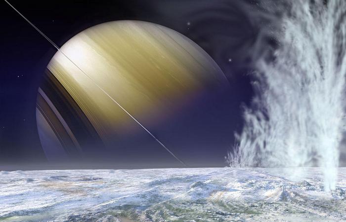 Сатурн  планета Солнце Солнечная система ледяной вулкан Энцелад saturn