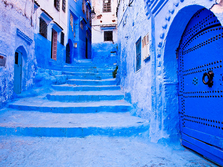 прекрасное Марокко Голубой город Шавен beautiful Morocco