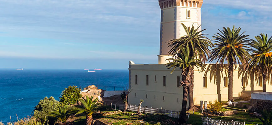 прекрасное Марокко Танжирский маяк Спартель beautiful Morocco