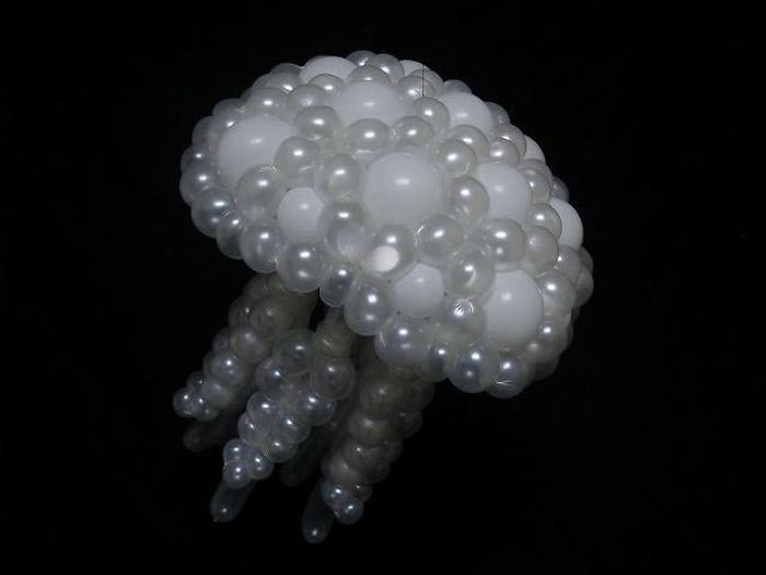 животные из воздушных шариков, японского художника Масаёши Мацумото медуза