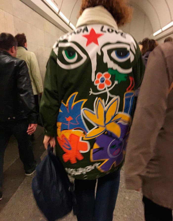 Модные граждане из российского метро