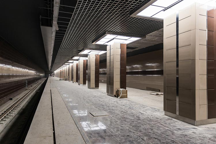 Строительство станции метро «Ховрино»