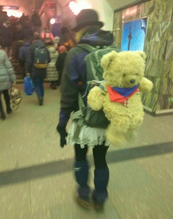 Модные граждане из российского метро