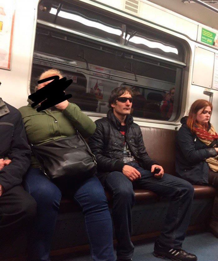 Модные граждане из российского метро