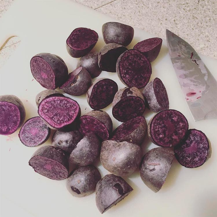 Овощи, которые похожи на находки с другой планеты Фиолетовый сладкий картофель