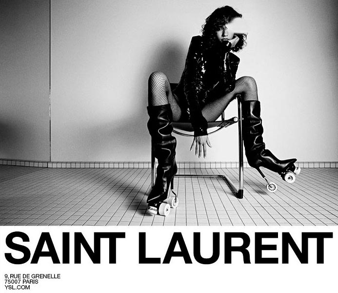 Yves Saint Laurent презентовал туфли на колесах