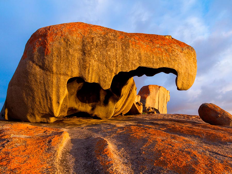 Восхитительная красота Австралии Remarkable Rocks, остров Кенгуру, Южная Австралия