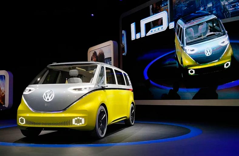 Самые крутые концепт-кары, представленные в 2017 году CES Volkswagen Hippiemobile