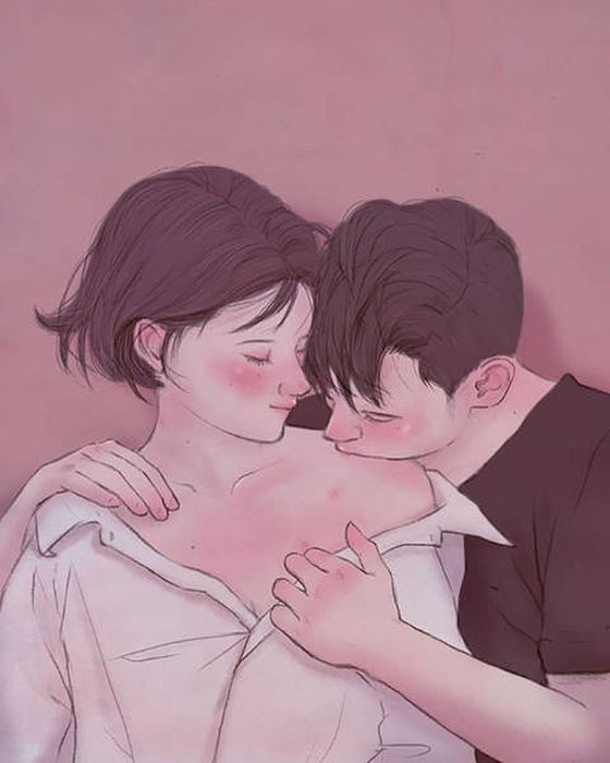 Hyocheon Jeong Хичон Джонг: романтические рисунки