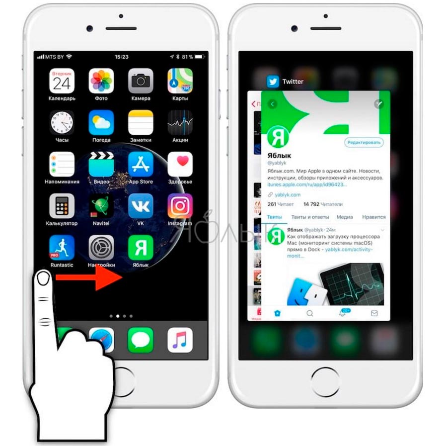 3D touch на iphone apple ios