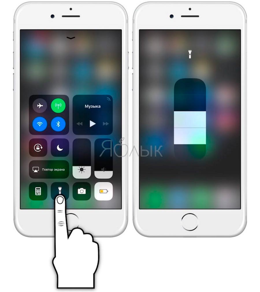 3D touch на iphone apple ios