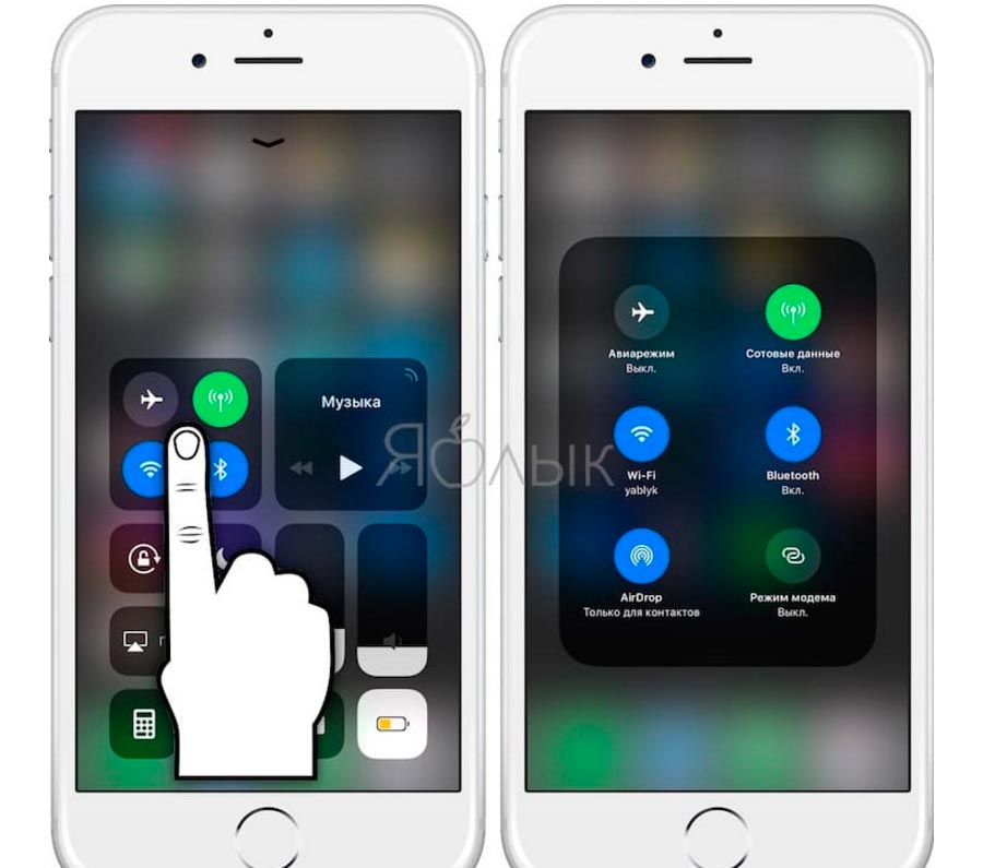 3D touch на iphone apple ios