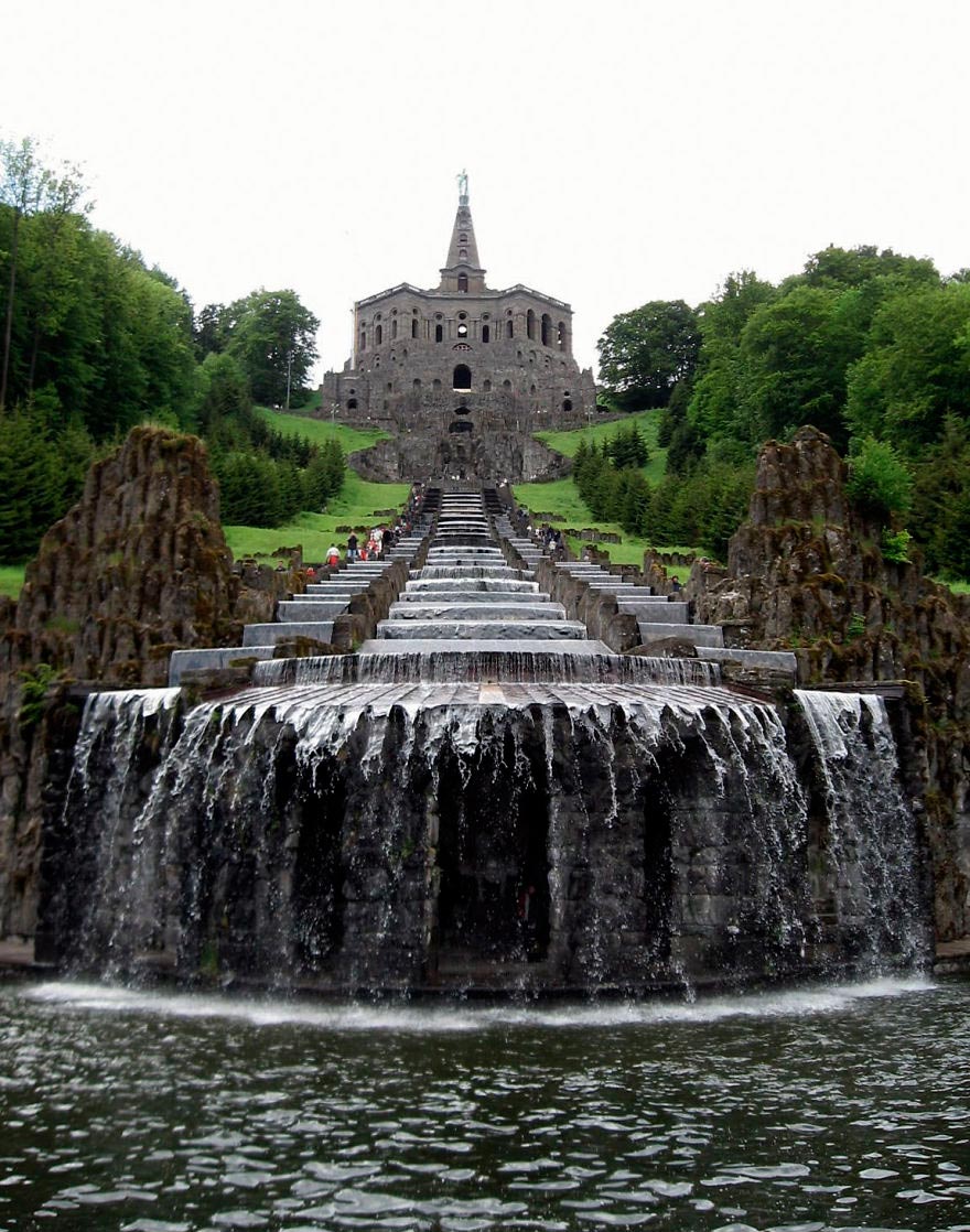 фонтаны мира Геркулес Кассель Германия Kassel Germany