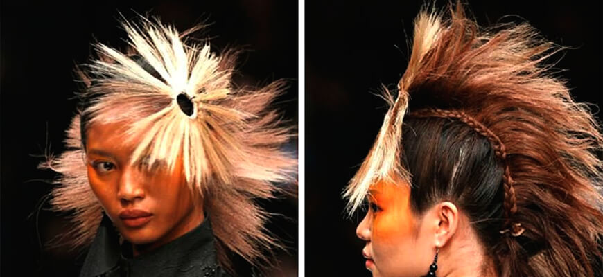 hats made of hair Шляпы из волос Джакарта Индонезия Jakarta Fashion Week Indonesia