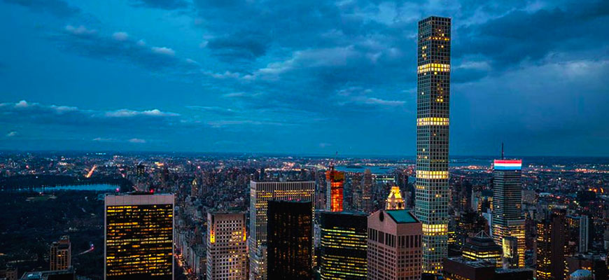 Самые высокие места планеты жилой дом 432 Парк-авеню Нью-Йорк New-York USA