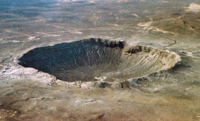 Крупнейшие метеоритные удары в истории Кратер Баррингер, Аризона, США