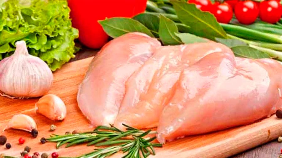 продукты с содержанием протеина Курица без кожи