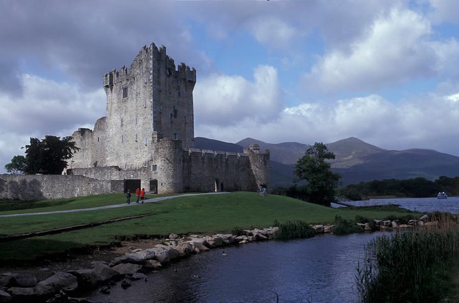 Ireland Ирландия скалы замки пейзажи rocks castle landscapes