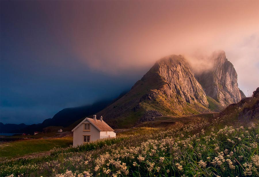 пейзажи Норвегия landscapes Norway Лофотенские острова
