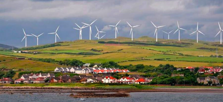 Шотландия чистая энергия Scotland clean energy