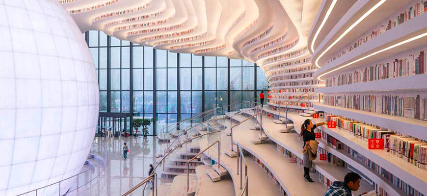 Китай крутейшая библиотека China the coolest library