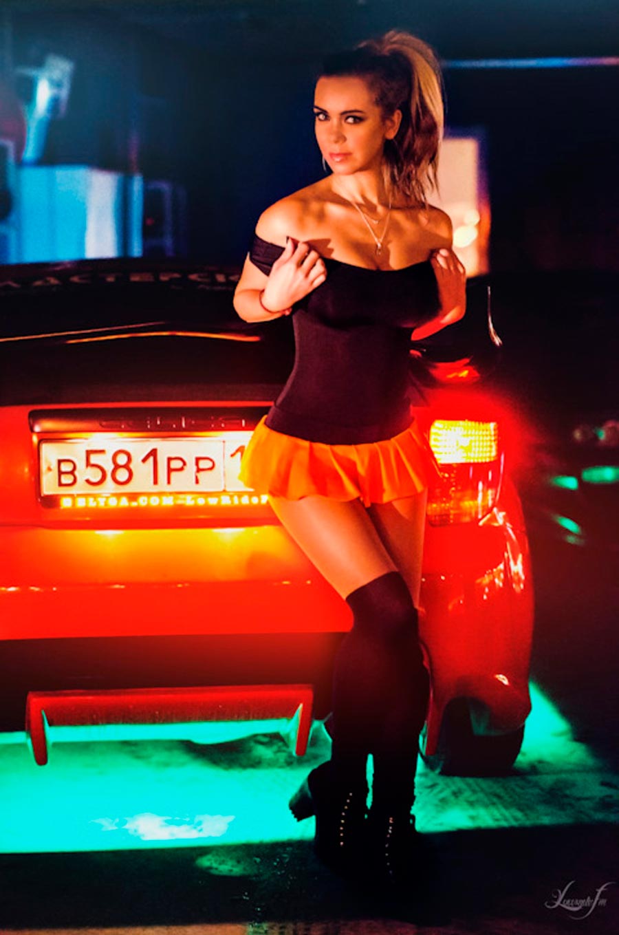 sexy beautiful girl прекрасная девушка и Toyota Celica