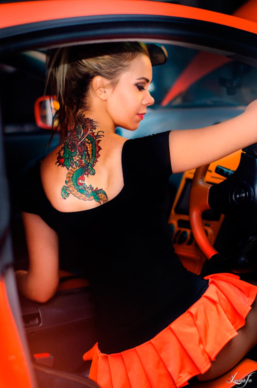 sexy beautiful girl прекрасная девушка и Toyota Celica