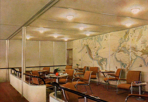 Гинденбург цеппелин Hindenburg zeppelin комната отдыха rest room