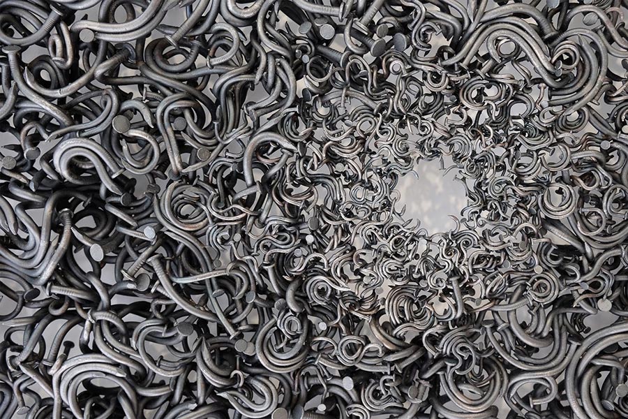 Джон Бисби: удивительные скульптуры из гвоздей