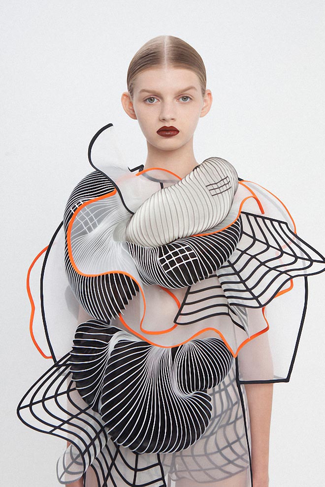 Ноа Равив платья напечатанные 3D-принтером Noa Raviv dresses printed 3d-printer 