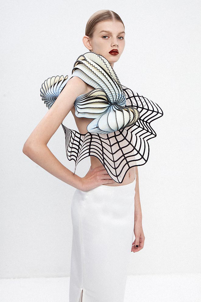 Ноа Равив платья напечатанные 3D-принтером Noa Raviv dresses printed 3d-printer