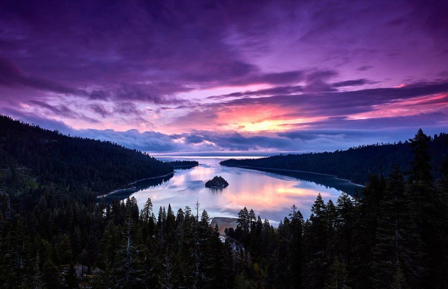 фотограф Пол Райффер 3D-пейзажи photographer Paul Reiffer 3D-landscapes Национальный парк Emerald Bay State Park Калифорния США