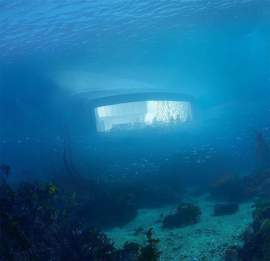 "Under": первый в Европе подводный ресторан в Норвегии 16