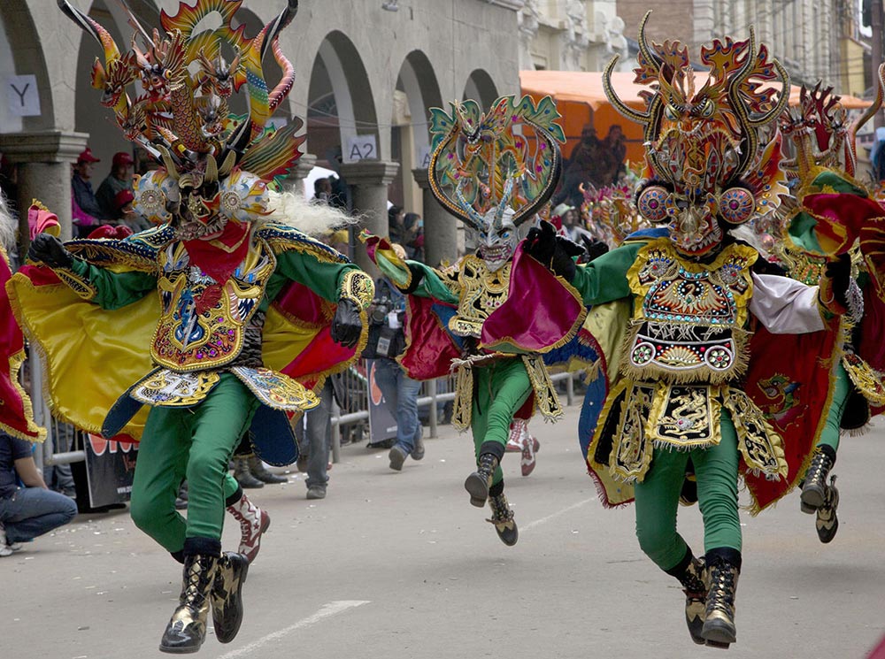 Diablada танец дьявола карнавал Оруро Боливия