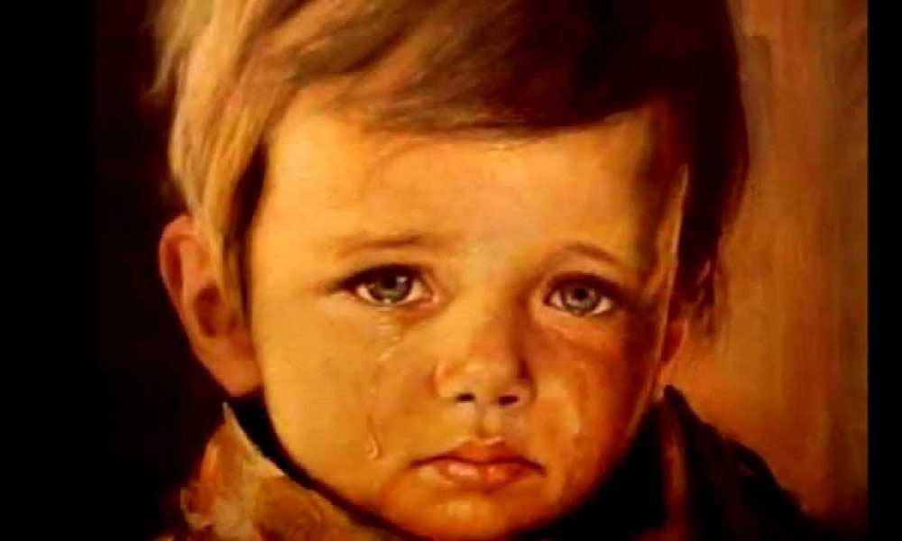 Картина Плачущий мальчик