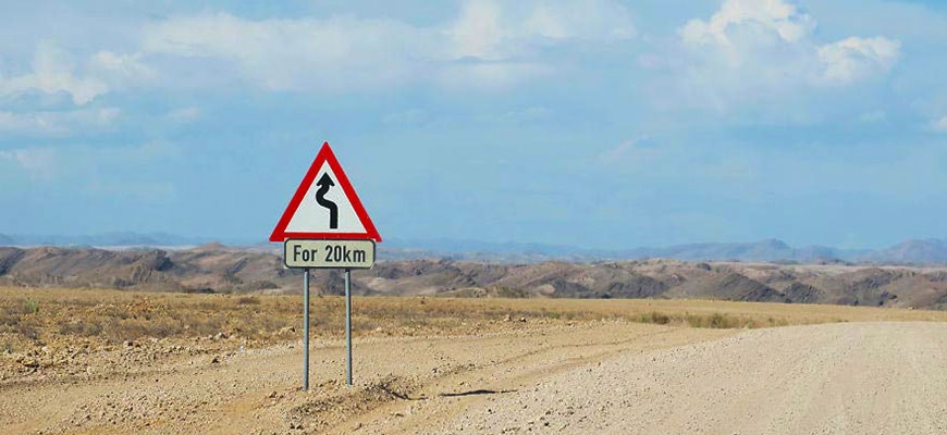 Helin Bereket дорожные знаки Намибии