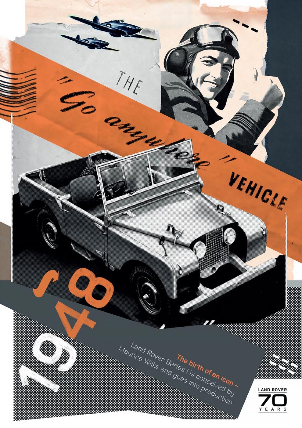 Land Rover отмечает 70 лет потрясающая коллекция плакатов