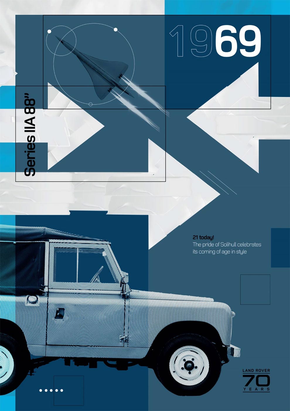 Land Rover отмечает 70 лет потрясающая коллекция плакатов