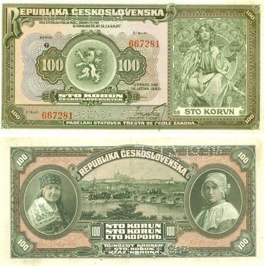 Искусcтво денег Деньги Чехословакии
