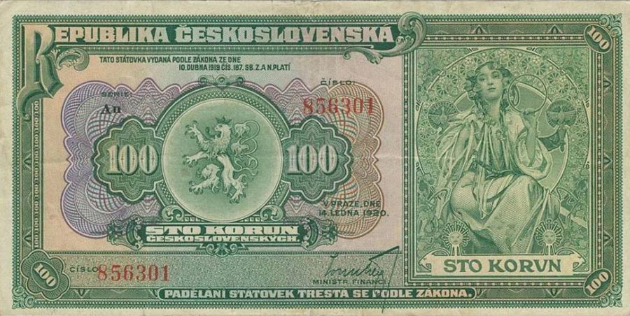 Искусcтво денег Деньги Чехословакии