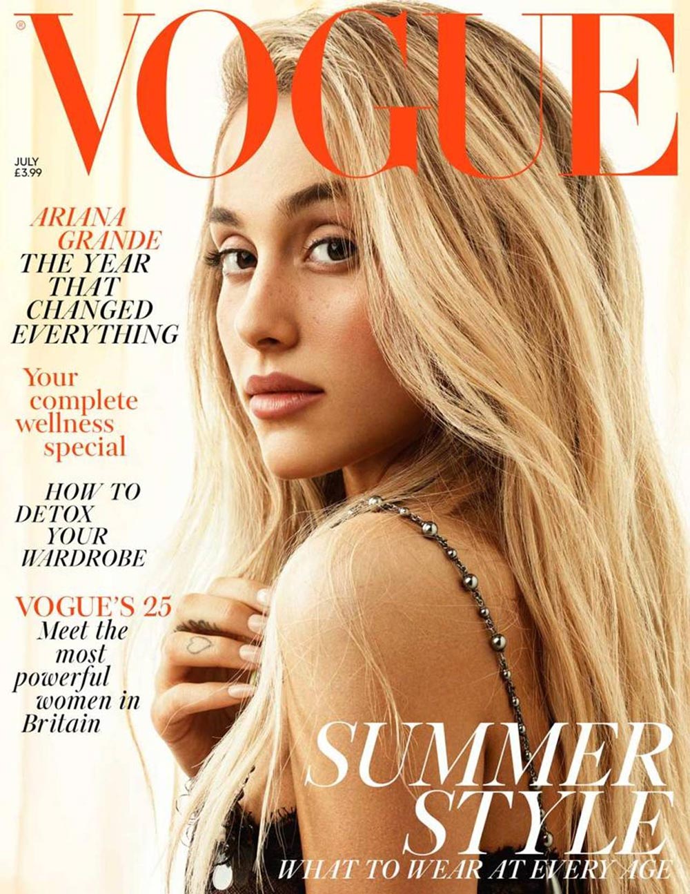 знаменитости Ариана Гранде журнал Vogue