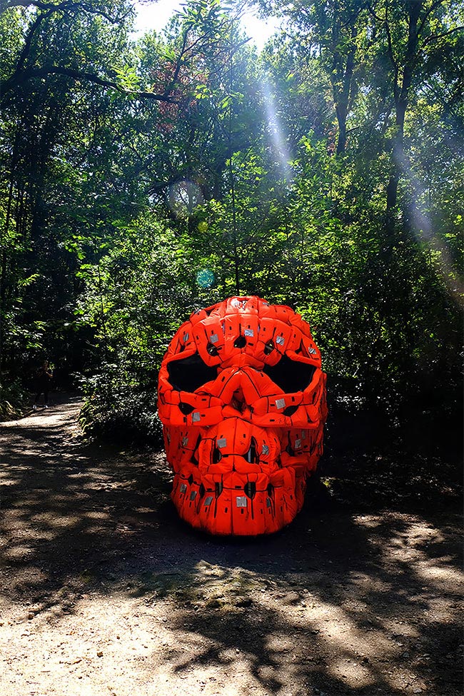 Педро Пирес Pedro Pires Скульптура масштабного черепа