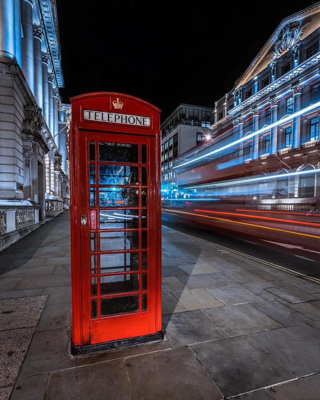 ночной Лондон фотографии Люк Холбрук Luke Holbrook