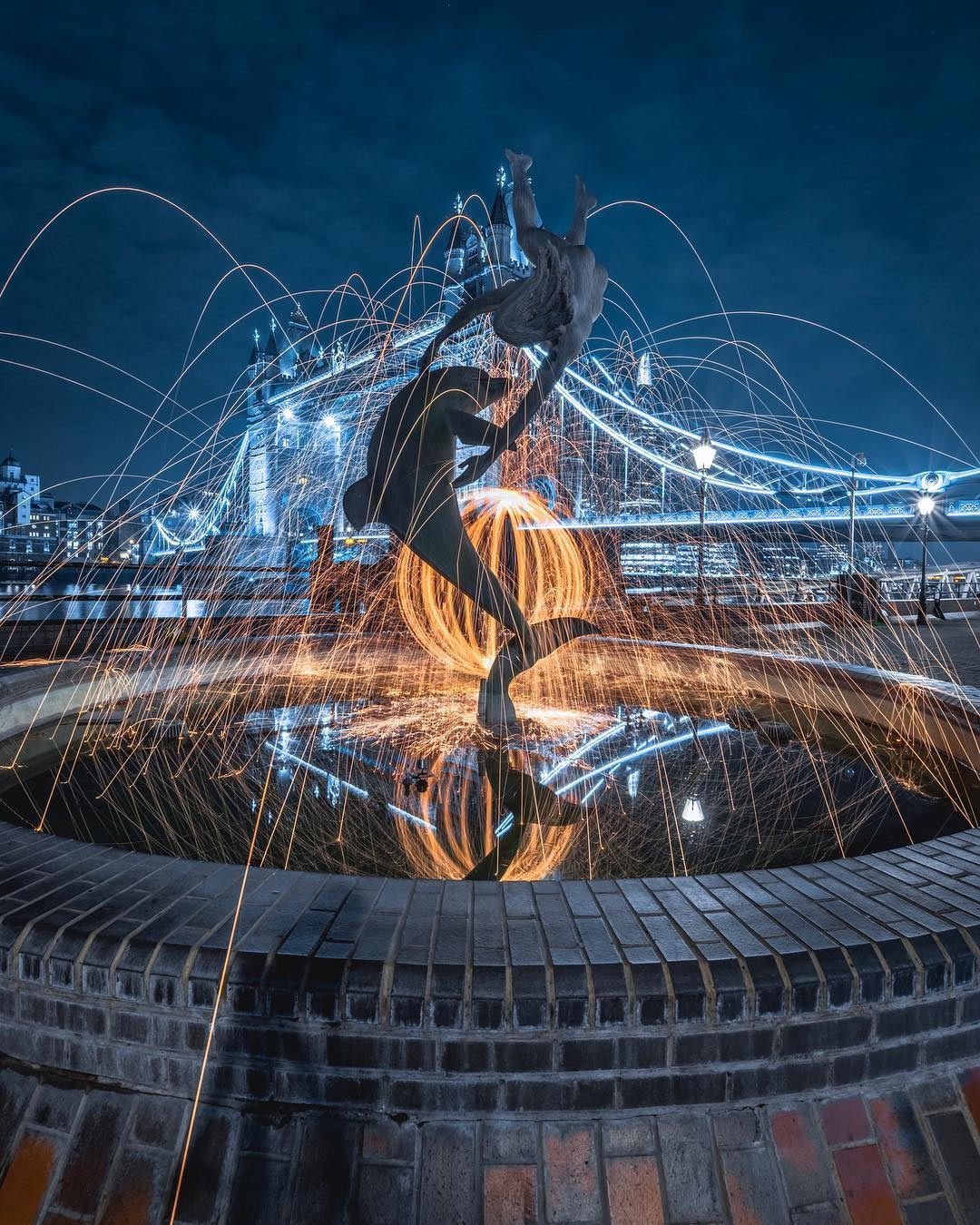 ночной Лондон фотографии Люк Холбрук Luke Holbrook