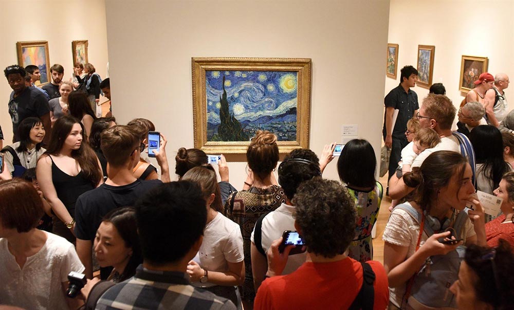известные произведения искусства «Звездная ночь» Ван Гог The Museum of Modern Art (MoMA), Нью-Йорк
