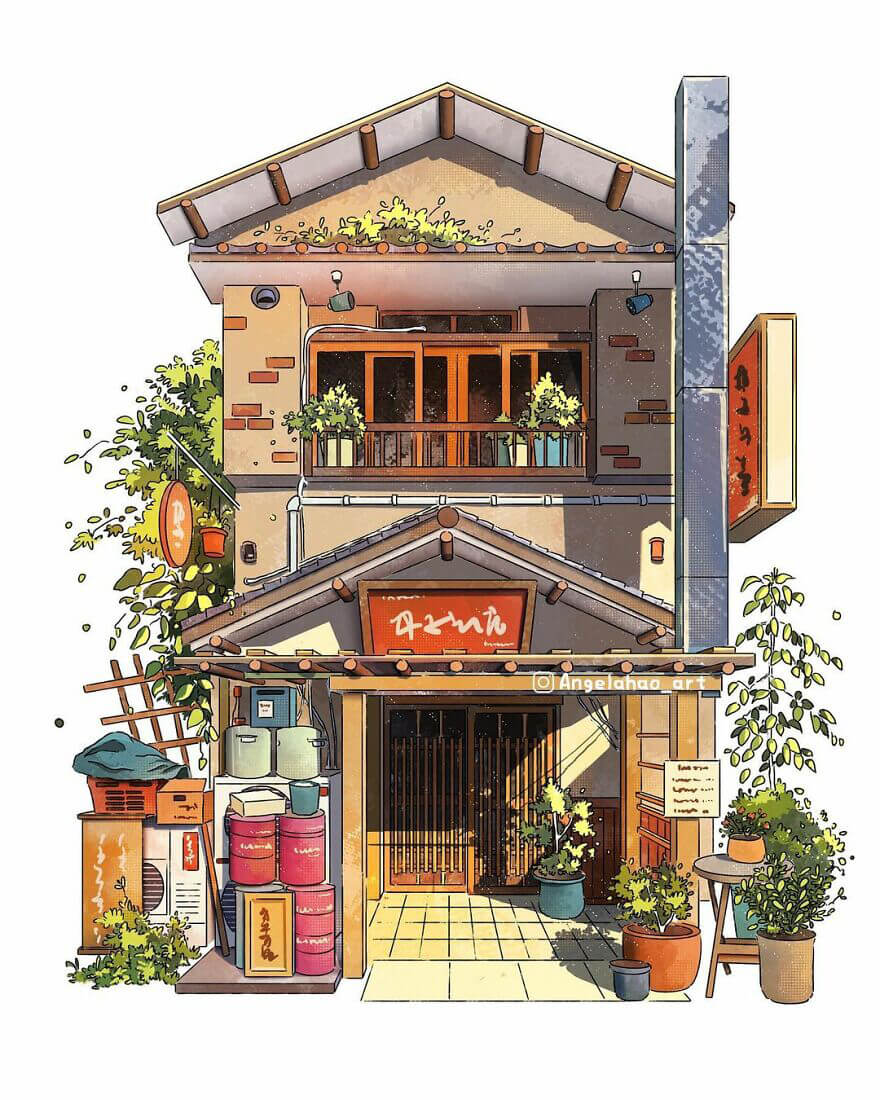 Дизайн японских домов от Анджелы Хао 17
